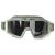 Desert Locust Style Tactical Eye Protection Glasses No Fog Goggle With 3Lens