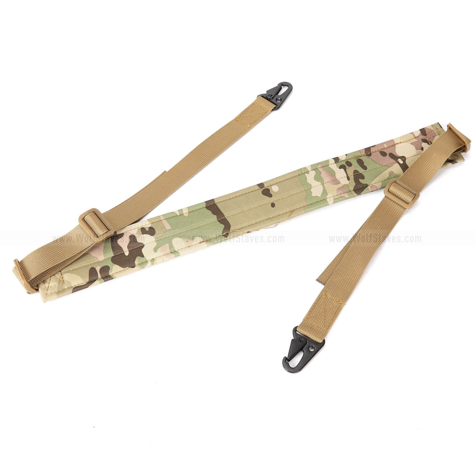 Hunting H P1Y9 Two Point Rifle Sling Bungee Tactical Shotgun Strap-Adjustable 2 