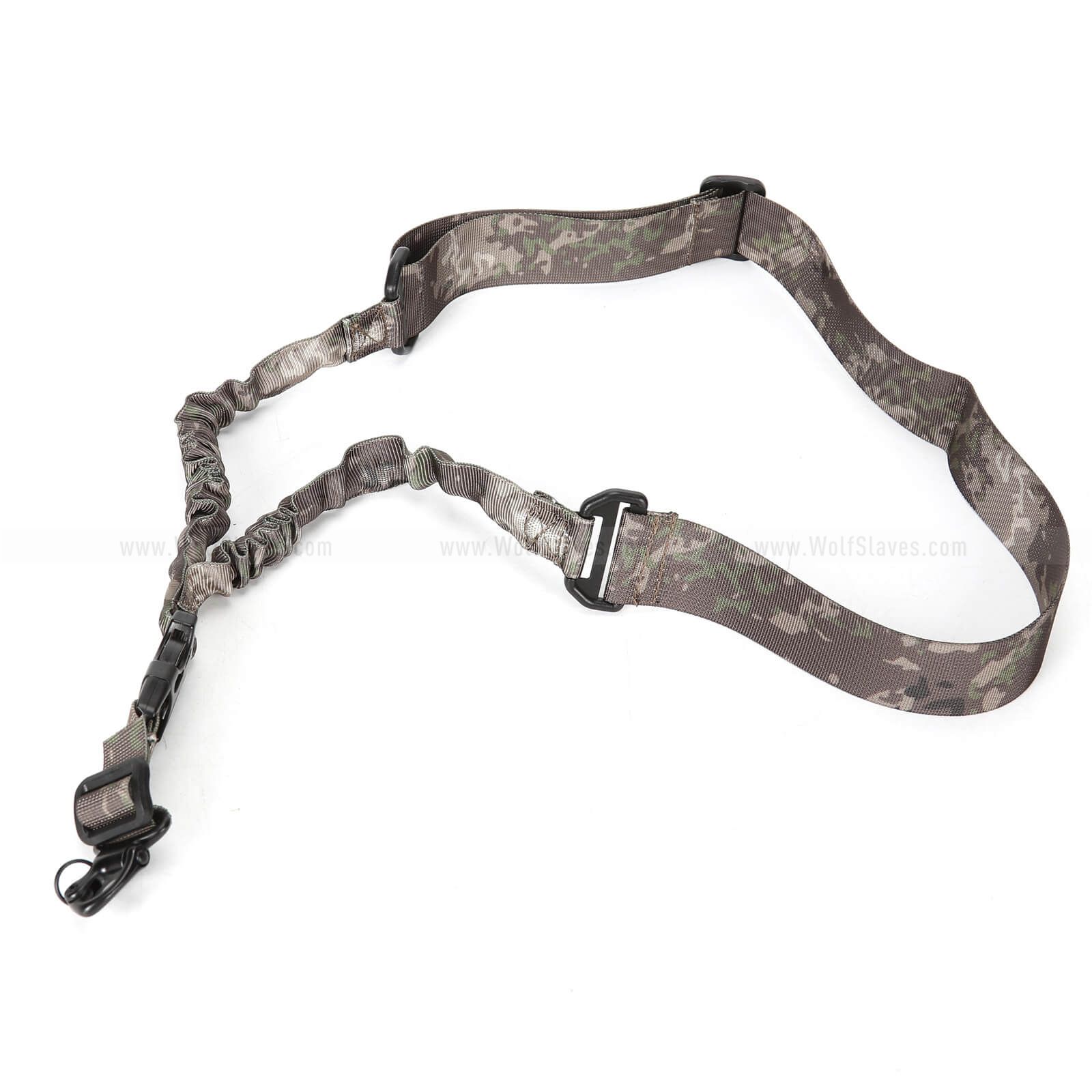 1 Single Point Adjustable Tactical Bungee Hook For Rifle Sling Strap System 
