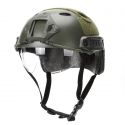 Airsoft Tactial PJ Type Tactical Fast Helmet w/ Protective Goggles