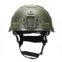 MICH 2002 Combat Protective Helmet with NVG Mount for Airsoft Tactical Military Paintball Hunting