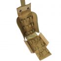 MOLLE Tactical 25 Rounds Shotshell Pouch Holder Compact Foldable Shotgun Reload Ammo Mag Bag Quick Access Shotgun Shell Carrier