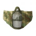 V10 Military Tactical Steel Airsoft Half Face Mask Metal Mesh Paintball Anti-impact Half Face Soft Mask