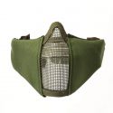 V10 Military Tactical Steel Airsoft Half Face Mask Metal Mesh Paintball Anti-impact Half Face Soft Mask