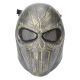 Tactical Outdoors CS War Game Mask Paintball Halloween Ear-protective Airsoft Full Face Scary Horror Skull Mask