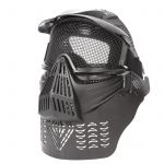 Tactical Full Face Airsoft Goggle Mesh Mask With Neck Protect 