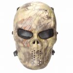 Tactical Skull Full Face Mask Eye Protection Ghost Zombie Scary Skeleton Mask M06