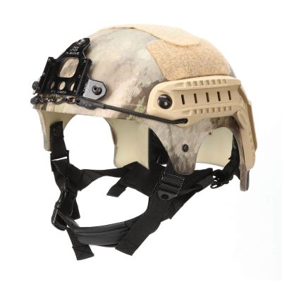 Tactical USMC Type Special Force IBH Helmet with NVG Mount & Side Rail Action Version